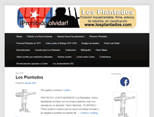 Tablet Screenshot of losplantados.com